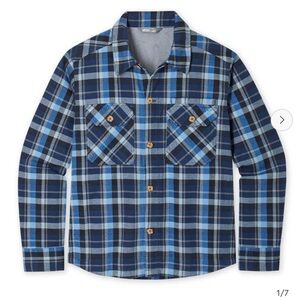 NWT Stio Men's Hutkeeper Flannel Shirt size small